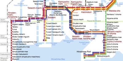 Jr hiroshima station map