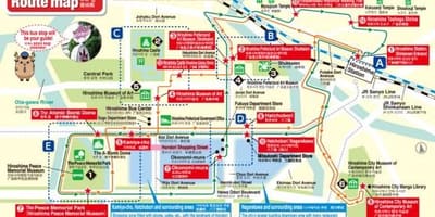 Karte von maple loop-hiroshima